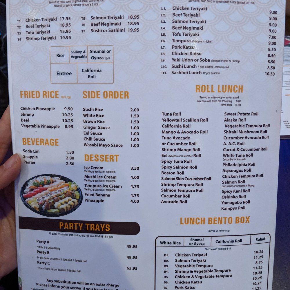 Yellowstone Sushi - Menu - Sushi Bars Near Me - Forest Hills, New York Yellowstone Sushi - Menu - Sushi Bars Near Me - Forest Hills, New York