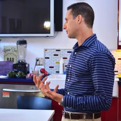 Arizona Natural Health Center - Dr. Udell sharing his passion for nutrition with our patients in our health education kitchen!