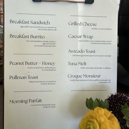 Seasonal menu Seasonal menu