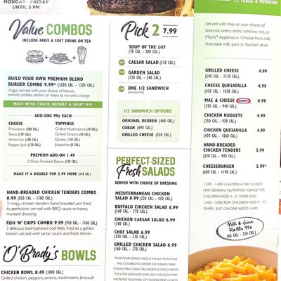 Menu photo 3 Beef 'O' Brady's Melbourne, FL