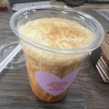 Qreate Coffee + Studio - Crème brûlée latte - Coffee & Tea Near Me - Orlando, Florida Qreate Coffee + Studio - Crème brûlée latte - Coffee & Tea Near Me - Orlando, Florida