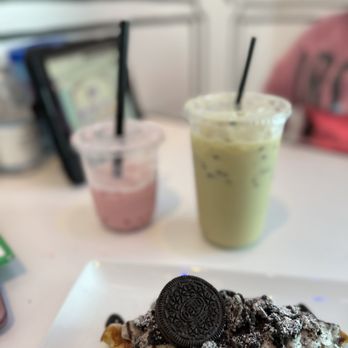 Vova Cafe - Milk Tea & croiffle sooo good ! Pistachio & strawberry milk tea - Coffee & Tea Near Me - Las Vegas, Nevada Vova Cafe - Milk Tea & croiffle sooo good ! Pistachio & strawberry milk tea - Coffee & Tea Near Me - Las Vegas, Nevada