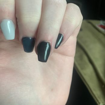 Frenchy's Nails - Cuticles that we're filed - Nail Salons Near Me - Lewisville, Texas
