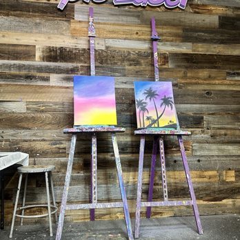 Purple Easel - Comparisons. - Paint & Sip Near Me - Ontario, California
