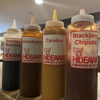 The Hideaway - BBQ sauce - Sports Bars Near Me - Odenton, Maryland The Hideaway - BBQ sauce - Sports Bars Near Me - Odenton, Maryland