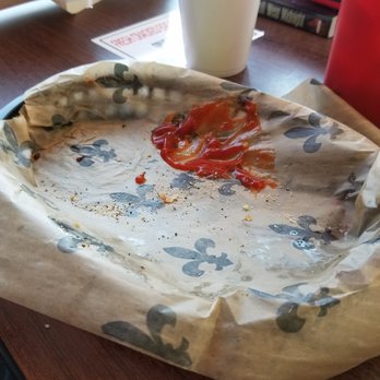 Bull Chicks - Grilled chicken burger after my son got to it (this is his review right here!) - Burgers Near Me - Baton Rouge, Louisiana