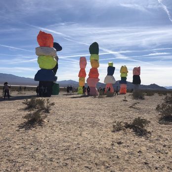 Seven Magic Mountains - Public Art Near Me - Las Vegas, Nevada Seven Magic Mountains - Public Art Near Me - Las Vegas, Nevada