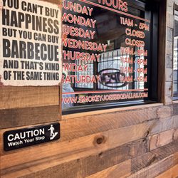 Smokey Joe's Bar-B-Que - Hours