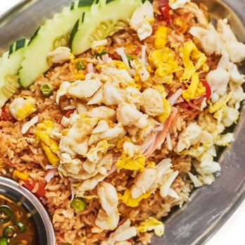 Suross Thai Bistro - Real Crab Fried Rice - Thai Near Me - New York, New York Suross Thai Bistro - Real Crab Fried Rice - Thai Near Me - New York, New York