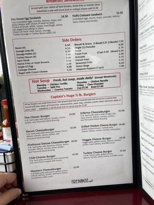 Menu photo 1 Firehouse Cafe Los Alamitos, CA