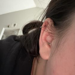 A New Dimension Tattoo - Helix, Tragus