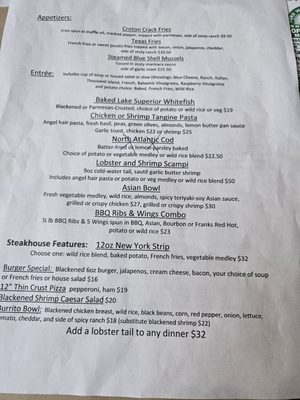 Menu photo 1 Red Anchor Inn Newaygo, MI