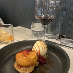 Peach dessert Peach dessert