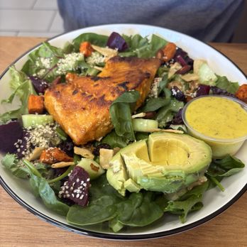 Farm Plates - Salmon Hemp Avocado Super Salad - Sandwiches Near Me - Rancho Cordova, California Farm Plates - Salmon Hemp Avocado Super Salad - Sandwiches Near Me - Rancho Cordova, California