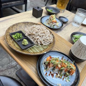 Zigu - Soba + spicy salmon roll - Seafood Near Me - Honolulu, Hawaii Zigu - Soba + spicy salmon roll - Seafood Near Me - Honolulu, Hawaii