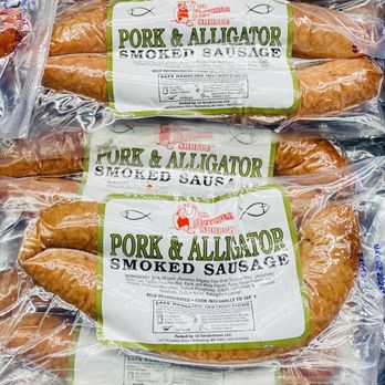 Lil Butcher Shoppe - Pork & Gator smoked sausage :)' - Seafood Markets Near Me - Hattiesburg, Mississippi