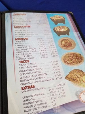 Menu photo 2 Chewins Tijuana, BCN Menu photo 2 Chewins Tijuana, BCN
