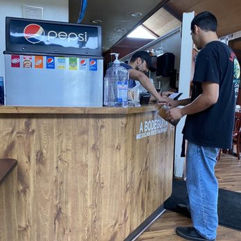 La Bodeguita - Cashier station inside - Mexican Near Me - Bodega Bay, California