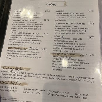 Magnolia & Pine - Menu - Lounges Near Me - Gibsonia, Pennsylvania