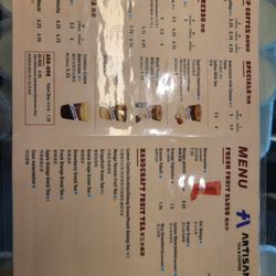 Artisan Coffee & Tea - Menu Apr 7, 2024