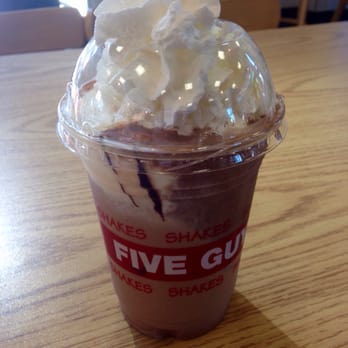 Five Guys - Vanilla, chocolate and banana - Burgers Near Me - San Jose, California