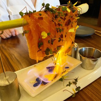 Soto - Salmon over fire - Japanese Near Me - Houston, Texas Soto - Salmon over fire - Japanese Near Me - Houston, Texas