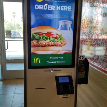 McDonald's - A kiosk to order??? This is no good. Keep real people working! - Burgers Near Me - Palm Desert, California McDonald's - A kiosk to order??? This is no good. Keep real people working! - Burgers Near Me - Palm Desert, California