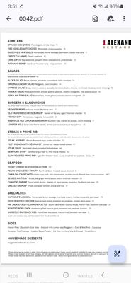 Menu photo 7 J. Alexander's Restaurant Annapolis, MD Menu photo 7 J. Alexander's Restaurant Annapolis, MD