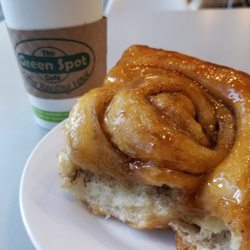 The Green Spot Cafe - I am a sucker for a good Cinnamon roll!