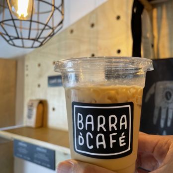 Barra D' Café - White sage iced latte with oat milk - Coffee & Tea Near Me - Ensenada, BCN