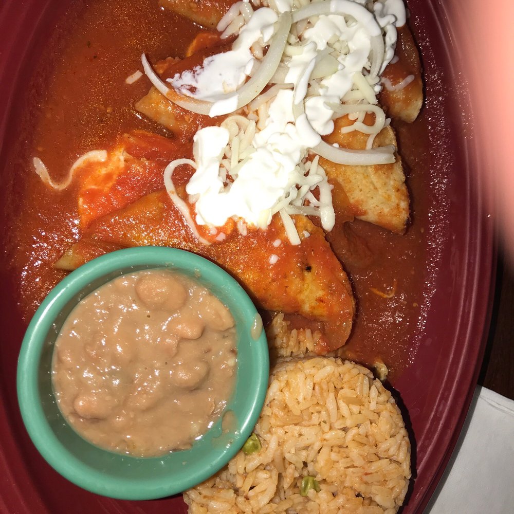 Los Molcajetes Del Valle - Chicken enchilada plate - Mexican Near Me - Naples, Florida