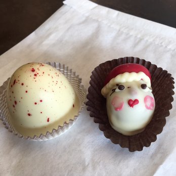 Palermo - Dark chocolate ms.clause and red velvet egg - Coffee & Tea Near Me - Ventura, California Palermo - Dark chocolate ms.clause and red velvet egg - Coffee & Tea Near Me - Ventura, California