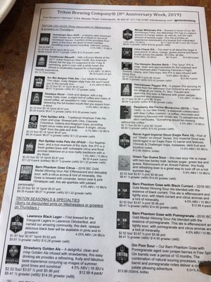 Menu photo 5 Triton Brewing Company Indianapolis, IN Menu photo 5 Triton Brewing Company Indianapolis, IN