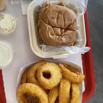 Crunchicken - Crunch Sandwich and Onion Rings - Korean Near Me - Cypress, California Crunchicken - Crunch Sandwich and Onion Rings - Korean Near Me - Cypress, California