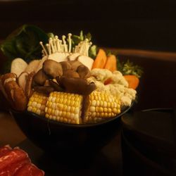Sichuan Hot Pot - The veggie combination plate