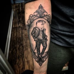 Studio 617 Tattoos - Dapper Otter by Kris Ford