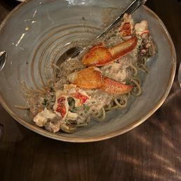 lobster truffle spaghetti lobster truffle spaghetti