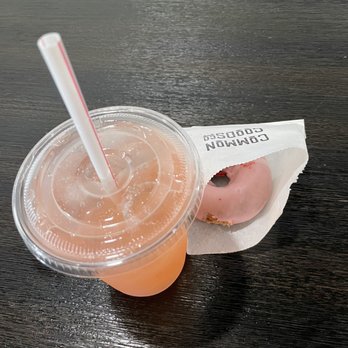 Common Goods - Watermelon Lemonade and Strawberry donut - Bakeries Near Me - Ruston, Louisiana