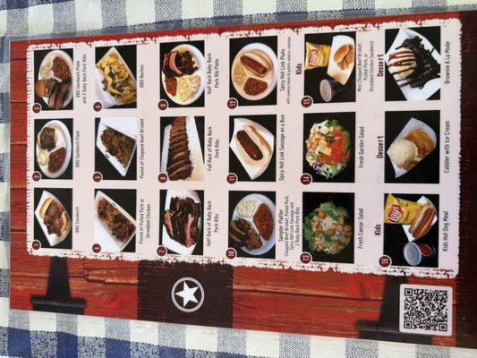 Menu photo 2 Big John's Texas BBQ Page, AZ
