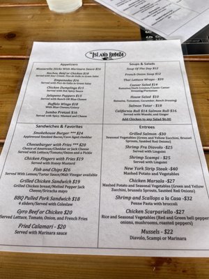 Menu photo 1 Island Breeze Cherry Grove, NY Menu photo 1 Island Breeze Cherry Grove, NY