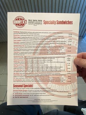 Menu photo 1 Jimmy G's BBQ Fremont, OH Menu photo 1 Jimmy G's BBQ Fremont, OH