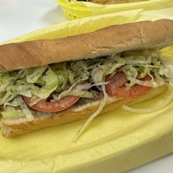 The Yeller Sub - Steak torpedo with green chile. - Sandwiches Near Me - Albuquerque, New Mexico