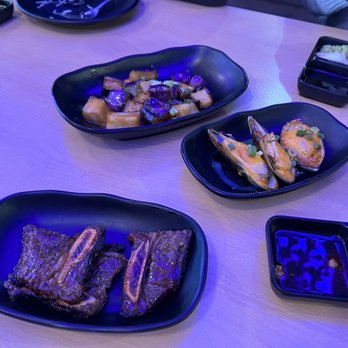 Sushi Soho - 100. Japanese Short Rib 108. Spicy Green Mussel (3 Pcs) 17. Miso Eggplant - Sushi Bars Near Me - Bedford, Texas