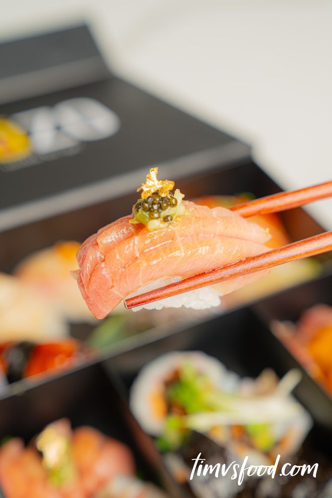 Food from Dozo Sushi