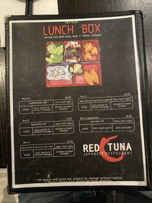 Menu photo 4 Red Tuna Vancouver, BC