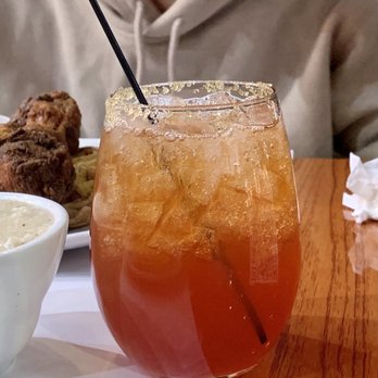 Dame's Chicken & Waffles - Carolina Sunrise Mimosa - Southern Near Me - Durham, North Carolina