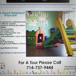 The Good Shepherd Daycare - Playing, learning and more