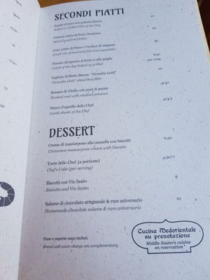 Menu photo 1 Upupa Venezia, VE Menu photo 1 Upupa Venezia, VE