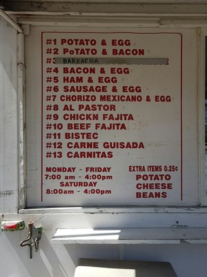 Menu photo 4 Taquito Anaya Austin, TX