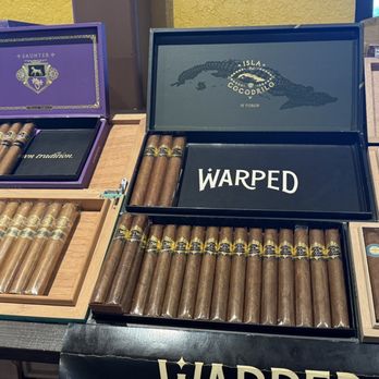 Corona Cigar Company & Drew Estate Lounge - Warped, such an up and coming certified banger of a company. They too were well stocked. - Cigar Bars Near Me - Orlando, Florida Corona Cigar Company & Drew Estate Lounge - Warped, such an up and coming certified banger of a company. They too were well stocked. - Cigar Bars Near Me - Orlando, Florida
